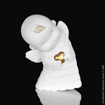 Декоративні фігурки і статуетки Brille Фігурка "Ангелок із серцем" 7х15см QF75 (D7-010) Декоративні фігурки і статуетки Brille Фігурка "Ангелок із серцем" 7х15см QF75 (D7-010)