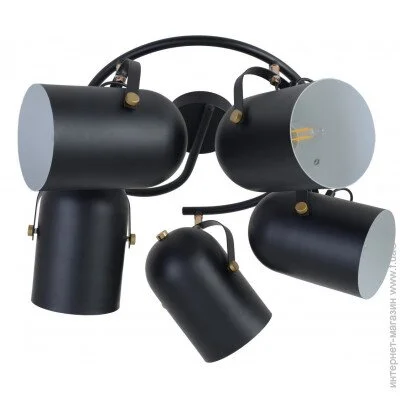 Спот Brille Спіт HTL-209/5G E27 BK (26-799) Спот Brille Спіт HTL-209/5G E27 BK (26-799)