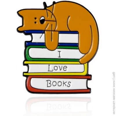  Broche - ʳ   I Love Books  BRGV112125