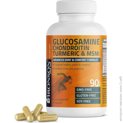   Bronson  -    Glucosamine Chondroitin Turmeric & MSM 90  (4384307702)