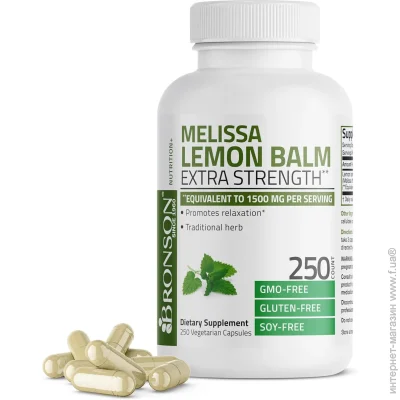   Bronson  -  , ,  . Melissa Lemon Balm Extra Strength 250  (4384307793)