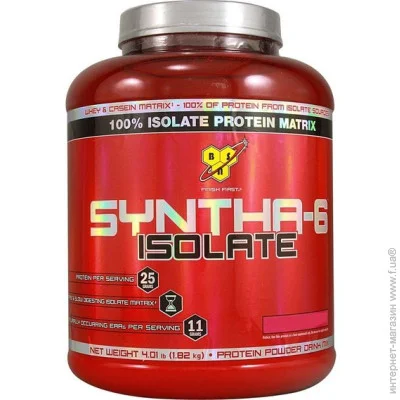  BSN Syntha-6 Isolate 1820 g /48 servings/ Vanilla (000008369)