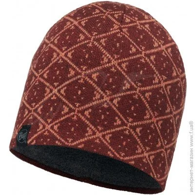  Buff Knitted & Polar Hat Ardal Wine (1033-BU 113514.403.10.00)