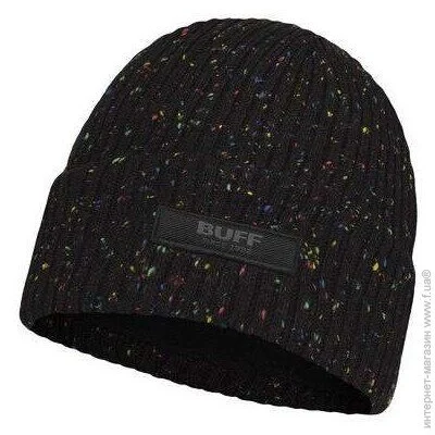 Buff  Khitted & Fleece Band Hat Jorg Black (1033-BU 123541.999.10.00)
