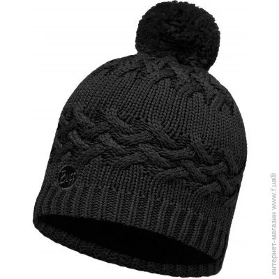  Buff Knitted & Polar Hat Savva black (111005.999.10.00)