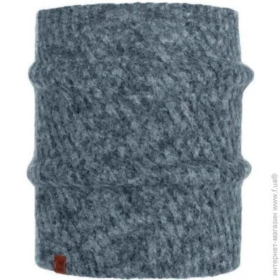    () Buff KNITTED NECKWARMER COMFORT KAREL graphite (BU 117882.901.10.00)