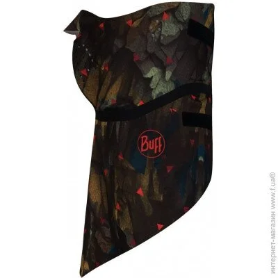 '   () Buff WINDPROOF BANDANA rock camo brown (BU 118136.325.10.00)