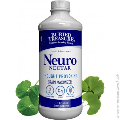 Специальная добавка Buried Treasure Добавка для памяти и умственной концентрации Neuro Nectar 502 мл Специальная добавка Buried Treasure Добавка для памяти и умственной концентрации Neuro Nectar 502 мл