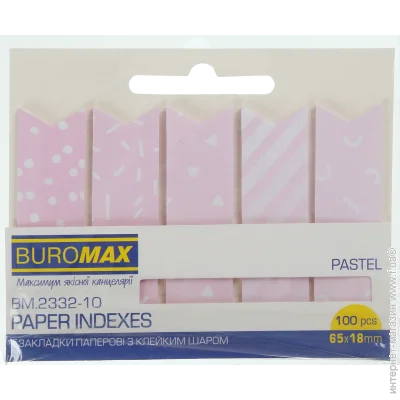  Buromax   PASTEL,   , 65x18 , 100 .,  (BM.2332-10)
