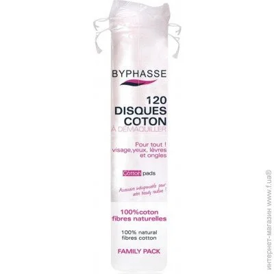      Byphasse Cotton Pads 120 .