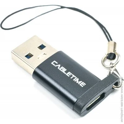  Cabletime OTG USB 3.0 Type-A (M) - USB Type-C (F) (CA913701)