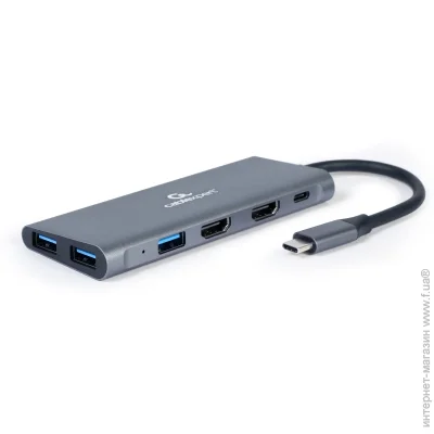 USB- Cablexpert A-CM-COMBO3-01 silver