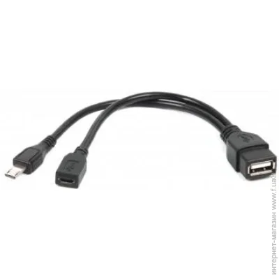 Cablexpert  0,15   (A-OTG-AFBM-04) OTG USB2.0, A-/micro B-
