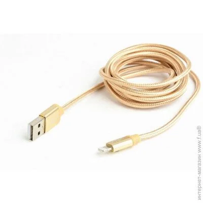  Cablexpert USB For Lightning 1.8M Gold (CCB-mUSB2B-AMLM-6-G)