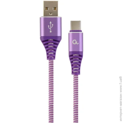  Cablexpert (CC-USB2B-AMCM-1M-PW) USB 2.0 A-USB Type-C, , 1, 
