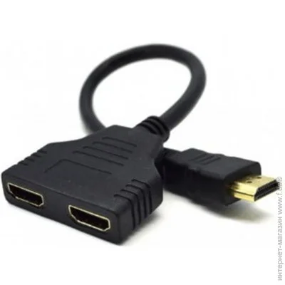  Cablexpert (DSP-2PH4-04) HDMI-2xHDMI, Black