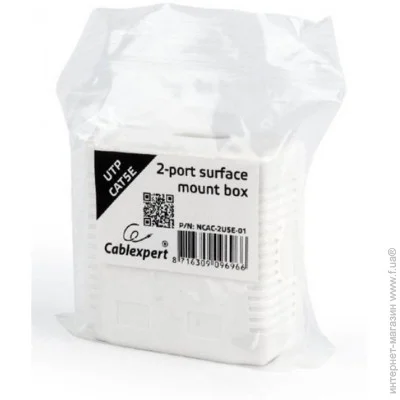    Cablexpert (NCAC-2U6-01) 2xRJ-45, Cat6, , 