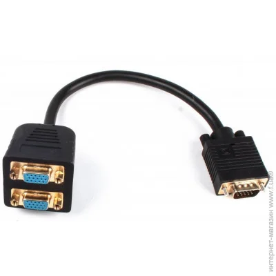   VGA 1x2  Cablexpert CC-VGAX2-20CM