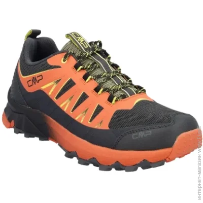   Campagnolo  Men's Laky Shoe 46 Black/Orange (1097-3Q35677-46UR 46)