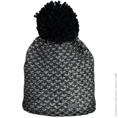 Campagnolo  Woman Knitted Shine Hat Black/Grey (1097-5505225-N950 UNI)