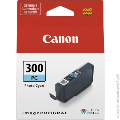  Canon  Canon PFI-300 PC (4197C001) Photo Cyan