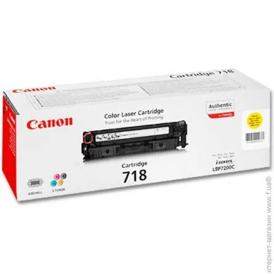  Canon 718 Yellow (2659B002)