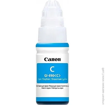  Canon GI-490 Cyan (0664C001) Cyan 70 