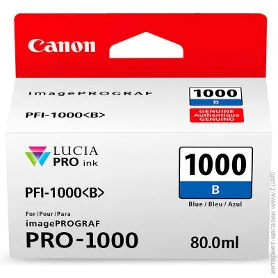  Canon PFI-1000B blue (0555C001)