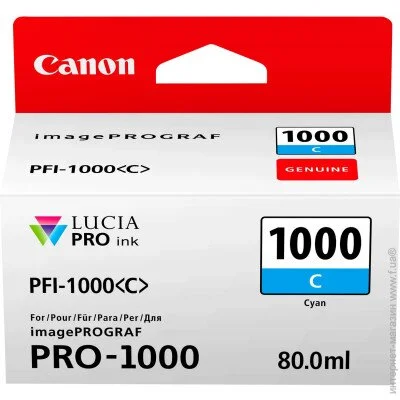  Canon PFI-1000C cyan (0547C001)