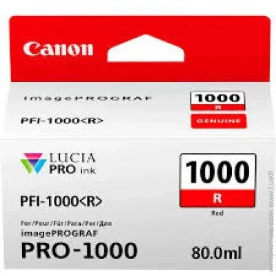  Canon PFI-1000R red (0554C001)