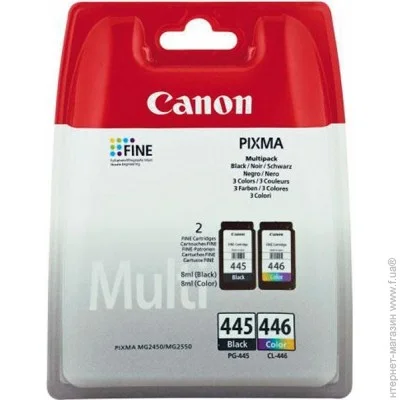  Canon PG-445/CL-446 MultiPack (8283B004AA) Black