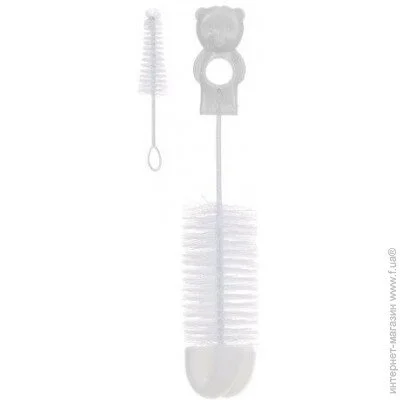 Canpol Babies Щітка для пляшок і сосок з губкою 2/410 Білий (2000989707714) Canpol Babies Щітка для пляшок і сосок з губкою 2/410 Білий (2000989707714)