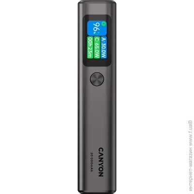  Canyon OnPower 230 TFT 20000 mAh PD130W Dark Grey (CNS-CPB230DG)