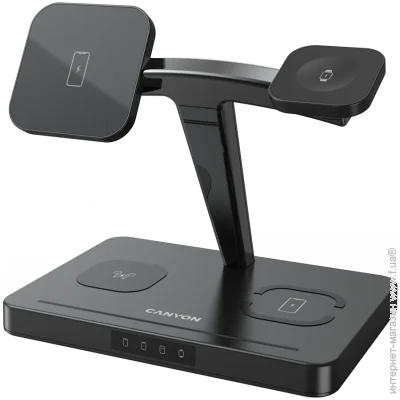   Canyon wireless charger WS-404 15W 4in1 Black (CNS-WCS404)