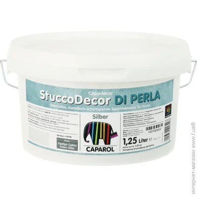 Caparol      Stucco DI Perla Silber 1,25  