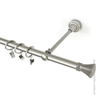 Cardinal Комплект карниза Колозео d19 160 см сатин никель Cardinal Комплект карниза Колозео d19 160 см сатин никель