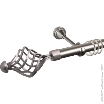 Cardinal Комплект карниза Навона d25 160 см сатин никель Cardinal Комплект карниза Навона d25 160 см сатин никель