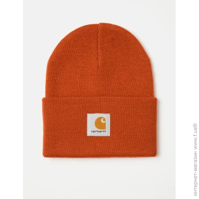  Carhartt WIP Watch Beanie Hat (I020222-BRICK-ONE SIZE)