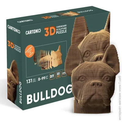  3D Cartonic Bulldog (CARTMBDG)
