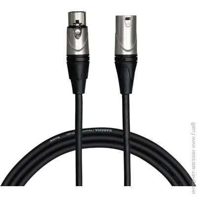   XLR Male  XLR Female Cascha CCAM1BK6 6