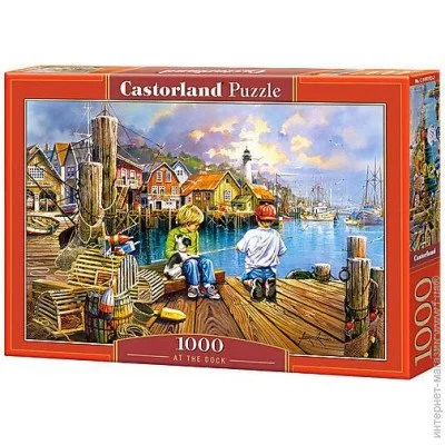 Пазл класичний Castorland Риболовля на пірсі (З-104192) Пазл класичний Castorland Риболовля на пірсі (З-104192)