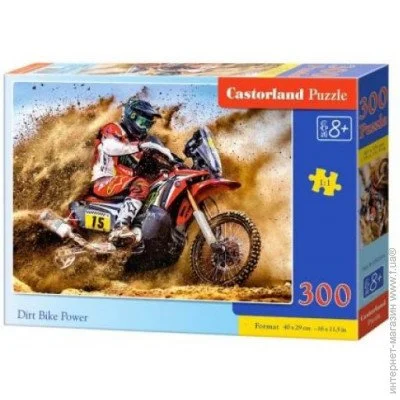 Пазл классический Castorland Пазлы "Гонщик мотоциклист", 300 элементов (В-030354) Пазл классический Castorland Пазлы "Гонщик мотоциклист", 300 элементов (В-030354)