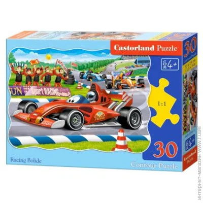 Пазл классический Castorland Пазлы Гонки 30 элементов Castorland (B-03761) (119820) Пазл классический Castorland Пазлы Гонки 30 элементов Castorland (B-03761) (119820)