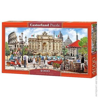 Пазл класичний Castorland Пазли "Величний Рим" 4000 елементів (C-400270) Пазл класичний Castorland Пазли "Величний Рим" 4000 елементів (C-400270)