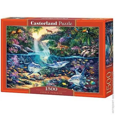 Пазл классический Castorland Рай в джунглях (C-151875) Пазл классический Castorland Рай в джунглях (C-151875)