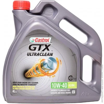   Castrol GTX ULTRACLEAN 10W-40 A3/B4 4L