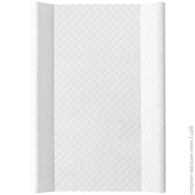 Пеленальный матрас Ceba Baby Пеленальная доска 50x70 Caro W-200-079-101, white, белый Пеленальный матрас Ceba Baby Пеленальная доска 50x70 Caro W-200-079-101, white, белый