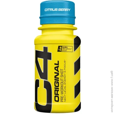 Cellucor C4 Pre-Workout Shot 60ml (Citrus berry) (00000043408)