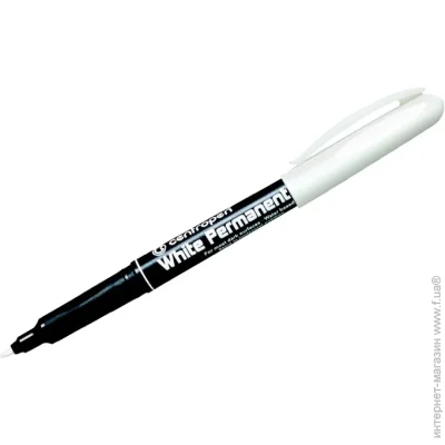 Centropen   White Permanent 1-2  2686 