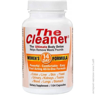 Спеціальна добавка Century Systems Натуральна добавка The Cleaner 104 капсули Спеціальна добавка Century Systems Натуральна добавка The Cleaner 104 капсули